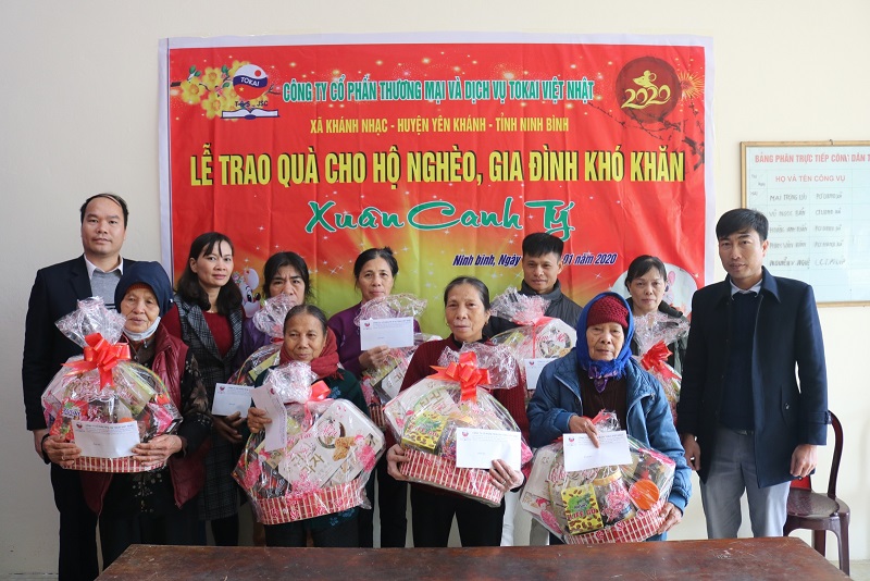 Công ty CP TM & DV Tokai Việt Nhật với chương trình từ thiện huyện yên khánh Ninh Bình